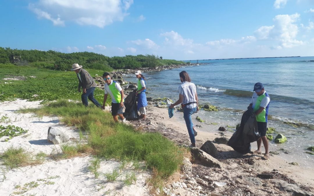 BEACH AND STREETS CLEANING IN MAHAHUAL